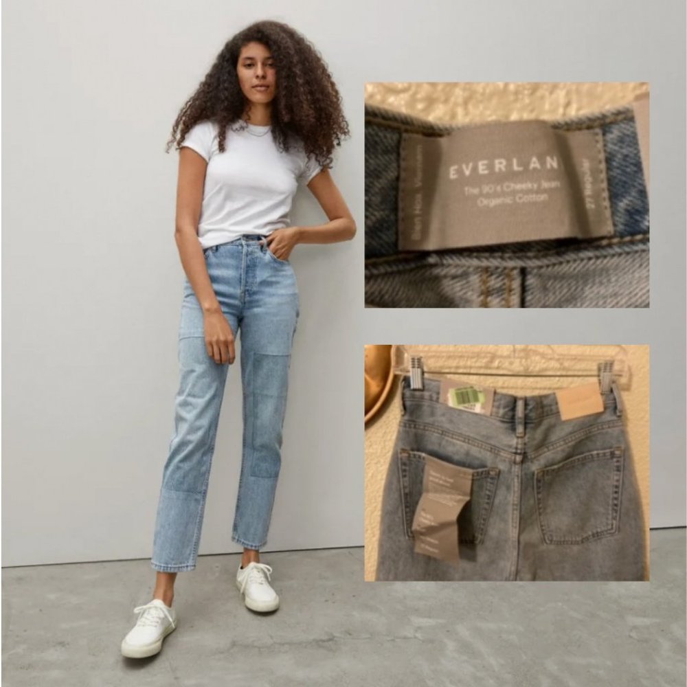 ’90s Cheeky Jean Patched Blue Regular NWT